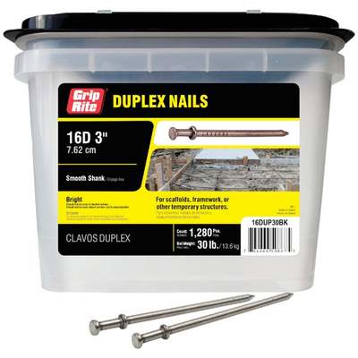 30lb 16D Bright Duplex Nail