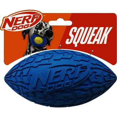 6" TIRE SQUEAK FOOTBALL