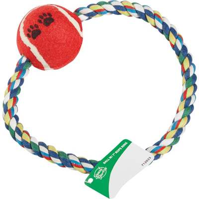 BALL W/ ROPE RING 7"