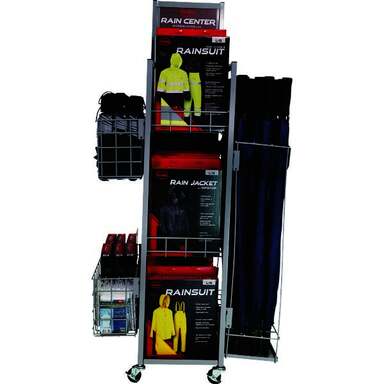 RAIN DISPLAY RACK