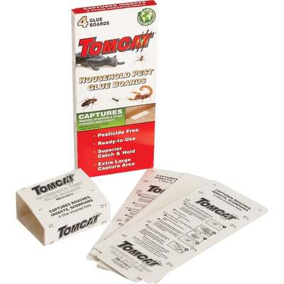 TOMCAT Household Pest Glue Boards (4-Pack)