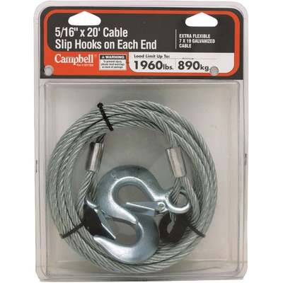 *5/16"X20' TOW CABLE