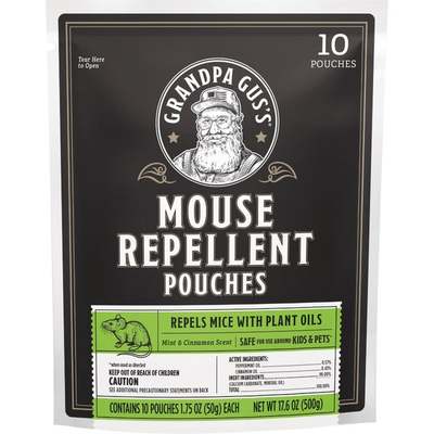 Grandpa Gus's Granular All Natural Mouse Repellent Pouch (10-Pack)