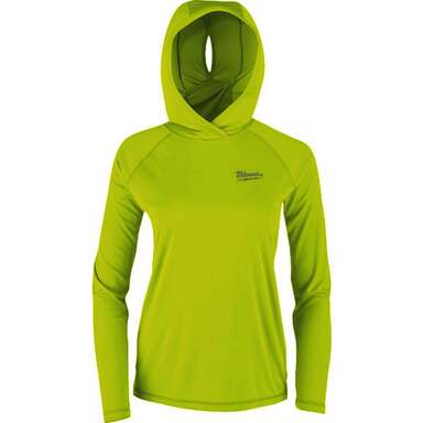 WMN XL YLW HOOD SHIRT