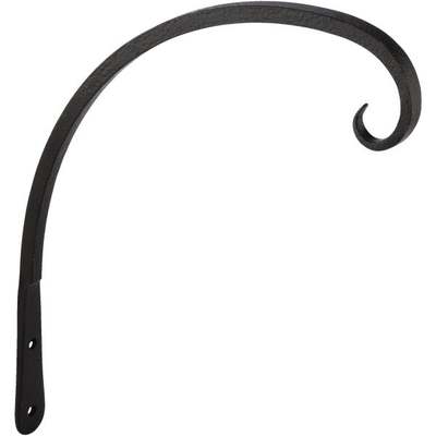 8" BLK CURVED HOOK