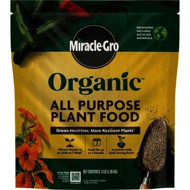 MIRACLE GROW ORG PLANT FOOD