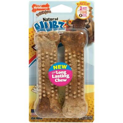 2CT NUBZ BISON DOG CHEW