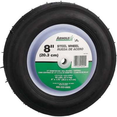 8X1.75 CENTER STEEL WHEEL