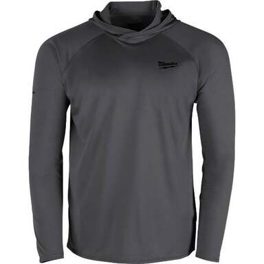 XL GRY HOOD SUN SHIRT