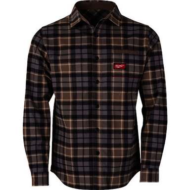 XL GRY FLANNEL SHIRT