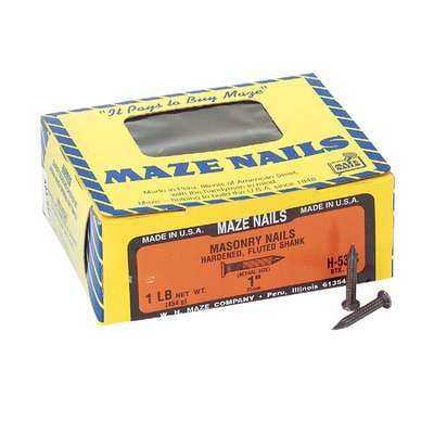 H53S NAIL,MASONRY 1" 1#