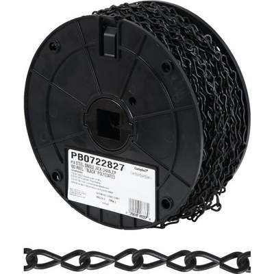 Campbell #14 190 Ft. Black Poly-Coated Low-Carbon Steel Coil Chain