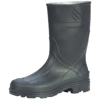 SZ1 YTH BLK PVC RAINBOOT