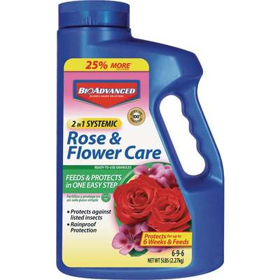 BioAdvanced 2-In-1 5 Lb. Ready To Use Granules Rose & Flower Care Insect