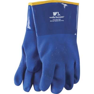 12" BLUE PVC LINED GLOVE