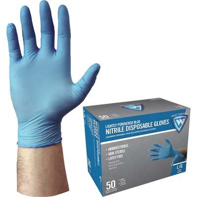 50PK NITRILE DISP GLOVE