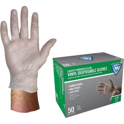 50PK VINYL DISP GLOVE