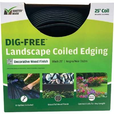 25' BLK NODIG CLD EDGING
