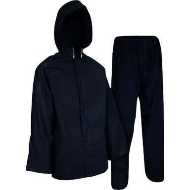 RAINSUIT LARGE EVA 2PC BLK