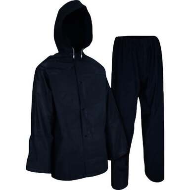 RAINSUIT XLARGE EVA 2PC BLK