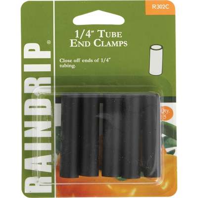 RAINDRIP 1/4" TUBE END CLAMP 5PK