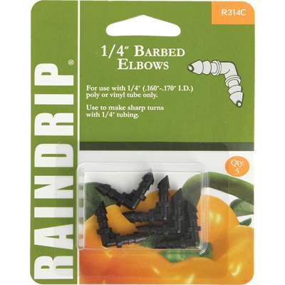 RAINDRIP 1/4" BARBED ELBOWS