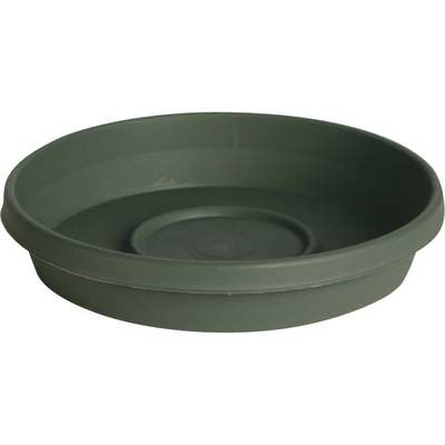 SAUCER POLY LV GREEN 16"