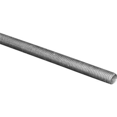 Hillman Steelworks 3/8 In. x 3 Ft. Steel Threaded Rod