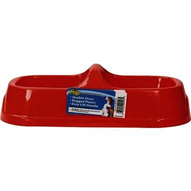 LRG DBLE DOG BOWL