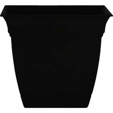 12" SQ BLCK PLANTER