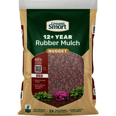 .8CF RED RUBBER MULCH