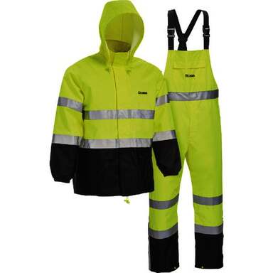 RAINSUIT LARGE ANSI 2PC HIVIS