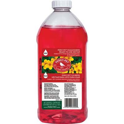Perky-Pet 64 Oz. Red Ready To Use Liquid Hummingbird Nectar