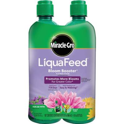 Miracle-Gro LiquaFeed Bloom Booster 16 Oz. Liquid Flower Food (2-Pack)