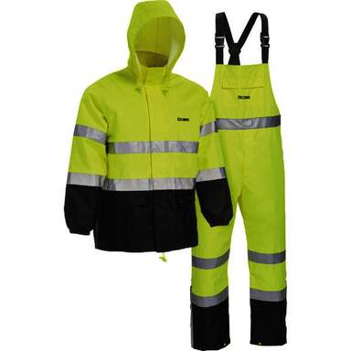 XLANSICLS3HIVIS RAINSUIT