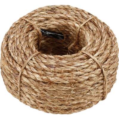Do it Best 1/4 In. x 50 Ft. Natural Twisted Manila Fiber Packaged Rope
