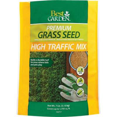 Best Garden 7 Lb. 3000 Sq. Ft. Coverage High Traffic Grass Seed