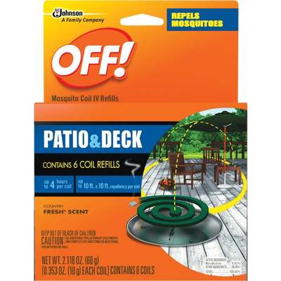 OFF! MOSQUITO COIL REFILL 6PK