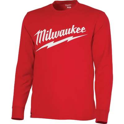 MED RED LS HD SHIRT