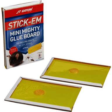 GLUE BOARD MOUSE INSECT TRAP 4PK