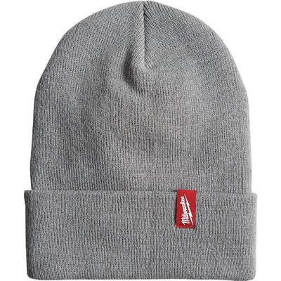 GRAY CUFFED BEANIE