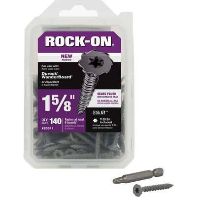 9 X 1-5/8 ROCK-ON SCREWS 140CT