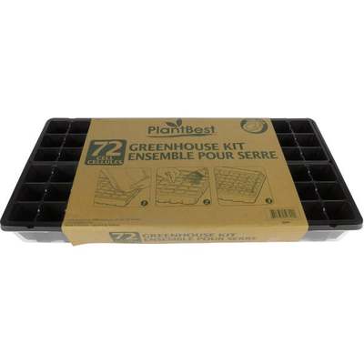 72CELL PLASTC GREENHOUSE