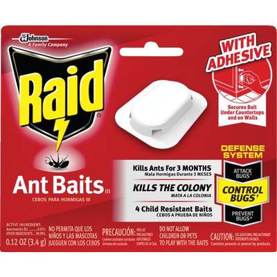 Raid 0.24 Oz. Solid Ant Bait Station (4-Pack)