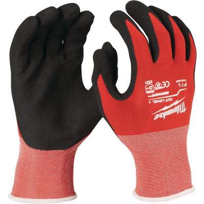MILWAUKEE   L  DIPPED GLOVES