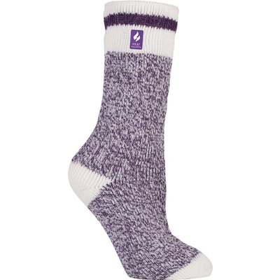 Wmn5-9 Crew Prpl Sock