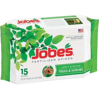 Jobe's 16-4-4 Tree & Shrub Fertilizer Spikes (15-Pack)