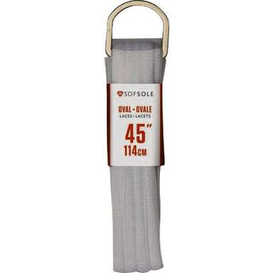 45" WHT OVAL SHOE LACE