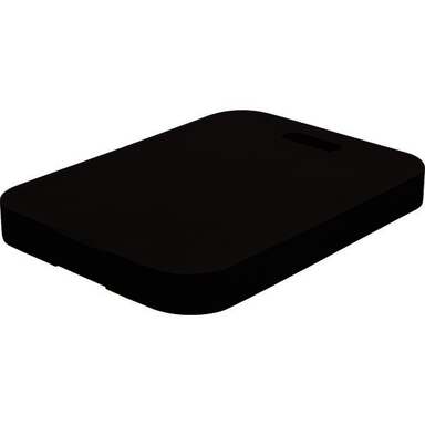 20" BLK RUBR SPRCSHY PAD