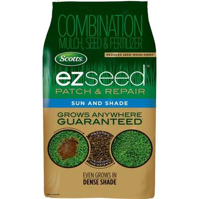 Scotts EZ Seed 10 Lb. 225 Sq. Ft. Patch & Repair Sun and Shade Mulch, Seed